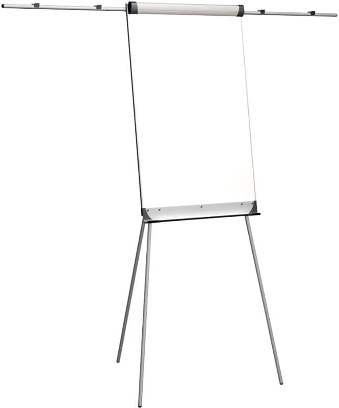 Flipover A1 Aluminium, Staal, Kunststof Wit, zilver