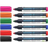 Schneider Maxx 290 96082000 Whiteboard-marker Kleurenassortiment Breed Viltstift 6 Stuks