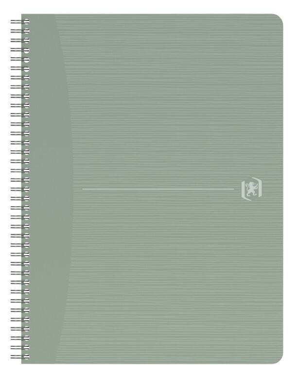 OXFORD My Rec’Up Notitieboek A4 Gelinieerd Dubbeldraads Mat gevernist karton Groen Niet geperforeerd 90 Pagina's 90 Vellen