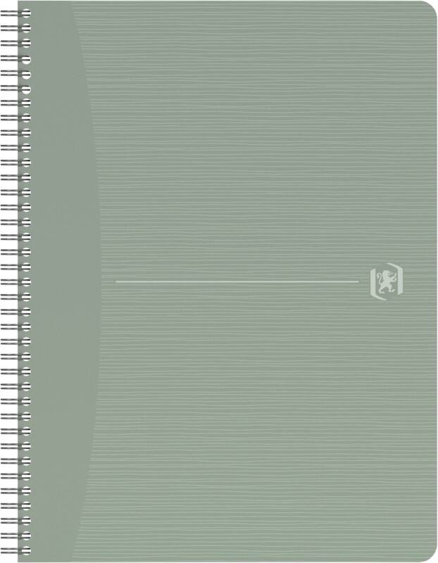 OXFORD My Rec’Up Notitieboek A4 Geruit Dubbeldraads Mat gevernist karton Groen Niet geperforeerd 180 Pagina's 90 Vellen