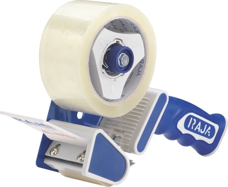 RAJA Verpakkingstape-afroller 50 (B) mm Blauw