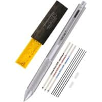 ONLINE 70015 Multifunctionele pen Kleurenassortiment 0,5 mm Navulbaar 11 Stuks