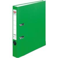 herlitz MaX. Protect PP Ordner A4 55 mm Light Groen 2-rings Karton, PP (Polypropeen) Reliëf