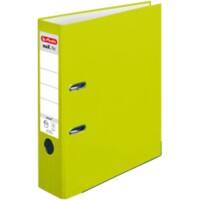 herlitz MaX. Protect PP ordner A4 80 mm neongroen 2-rings karton, PP (polypropeen) reliëf