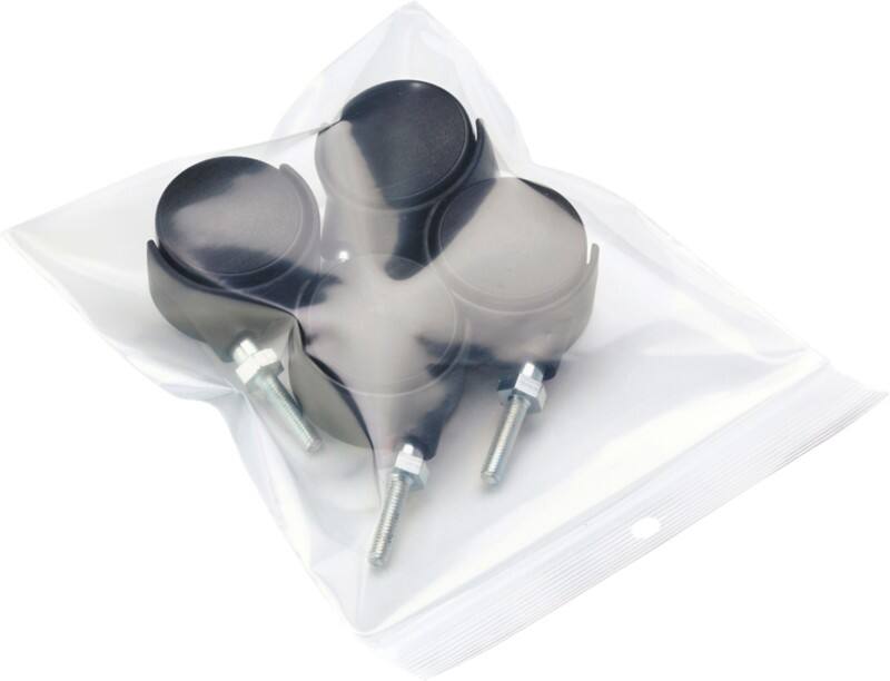 RAJA LDPE (Lagedichtheidpolyetheen) Gripzakken Transparant 18 x 25 cm 1000 Stuks