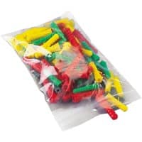RAJA Gripzakken LDPE (Lagedichtheidpolyetheen) Transparant 20 x 15 cm 1000 Stuks