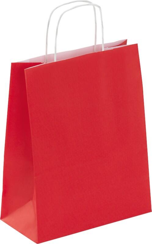RAJA Draagtas Papier Rood 30 x 12 x 23 cm 50 Stuks