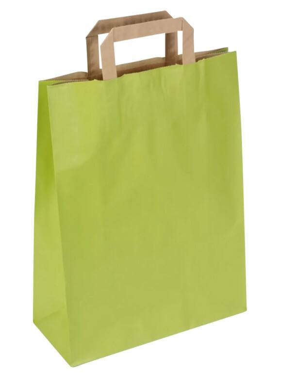 RAJA Draagtas Papier Groen 10 x 29 x 22 cm 50 Stuks
