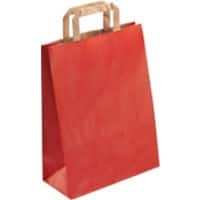 RAJA Draagtas PP22KR 80 g/m² Rood 22 x 10 x 28 cm 50 Stuks