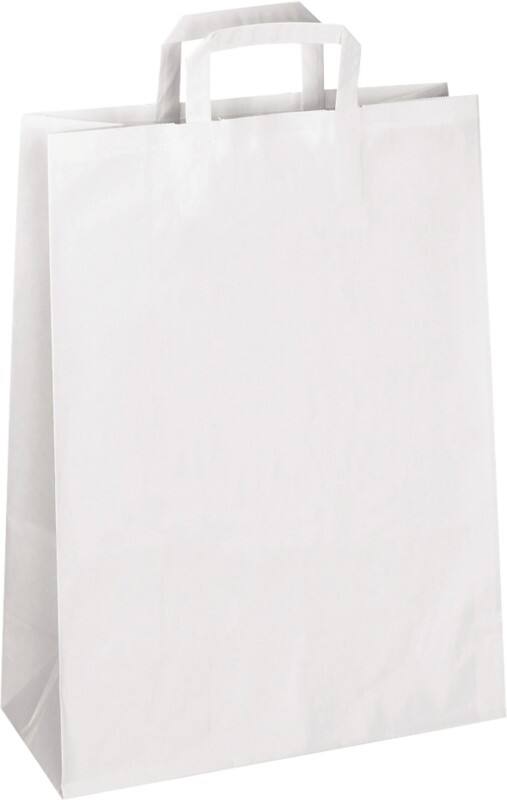 RAJA Draagtas Papier Wit 9 x 29 x 18 cm 500 Stuks