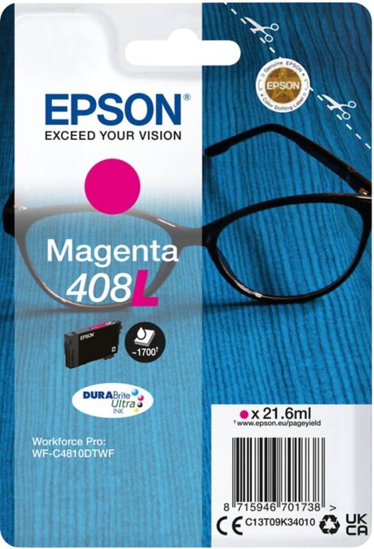 Epson T09K Origineel Inktcartridge C13T09K34010 Magenta