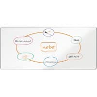 Nobo Premium Plus whiteboard 1915164 wandmontage magnetisch gelakt staal 270 x 120 cm