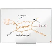 Nobo Impression Pro whiteboard 1915402 wandmontage magnetisch gelakt staal 90 x 60 cm smal frame