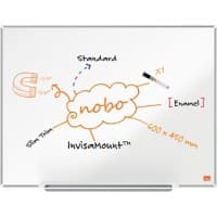 Nobo Impression Pro whiteboard 1915394 wandmontage magnetisch email 60 x 45 cm smal frame