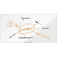 Nobo Impression Pro whiteboard 1915400 wandmontage magnetisch email 240 x 120 cm smal frame