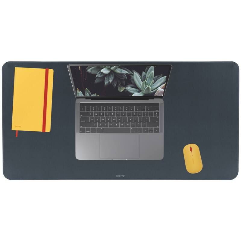 Leitz Cosy Bureauonderlegger Polyester, schuim Grijs 80 x 40 cm