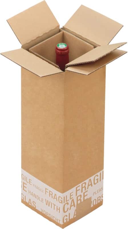 RAJA Flesverzenddoos Dubbele Wand Karton 110 (B) x 360 (D) x 110 (H) mm Bruin 20 Stuks