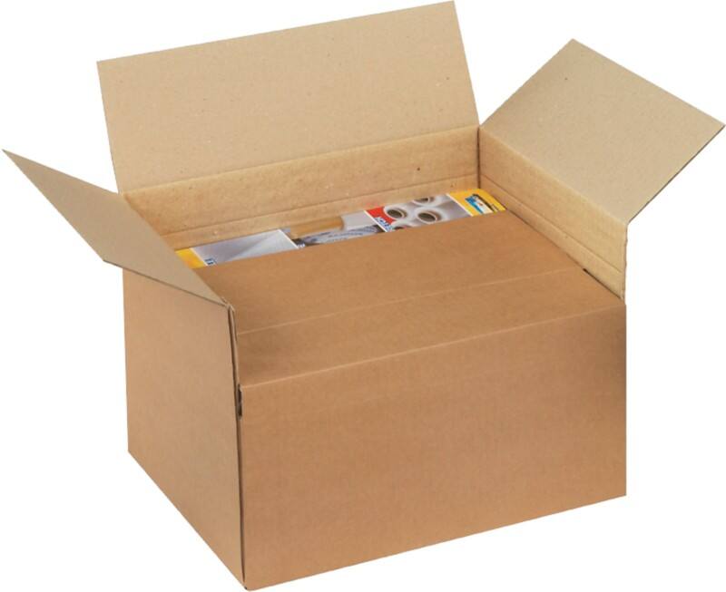 RAJA Verzenddoos Enkele Wand Karton 200 (B) x 225 (D) x 300 (H) mm Bruin 20 Stuks