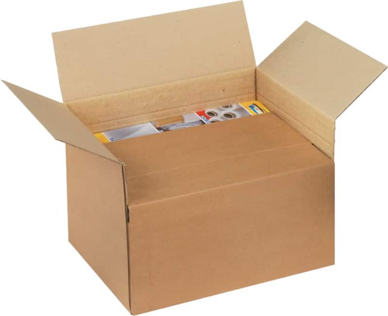 RAJA Verzenddoos Enkele Wand Karton 400(B) x 300 (D) x 500 (H) mm Bruin 20 Stuks