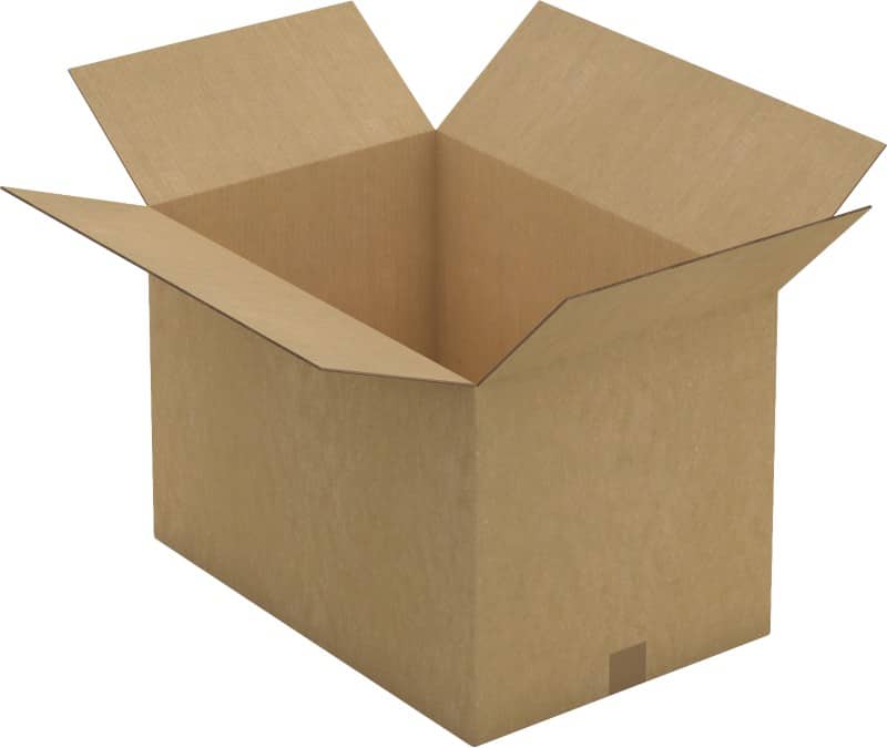 RAJA Verzenddoos Dubbele Wand Karton 400 (B) x 400 (D) x 600 (H) mm Bruin 10 Stuks
