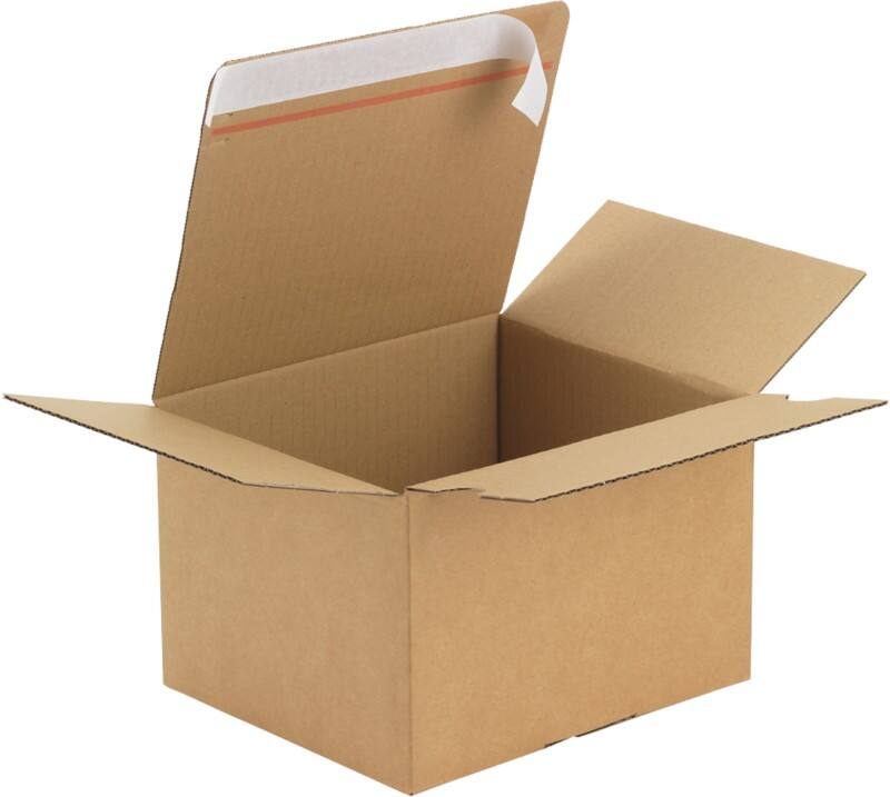 RAJA Verzenddoos Enkele Wand Karton 130 (B) x 70 (D) x 160 (H) mm Bruin 20 Stuks