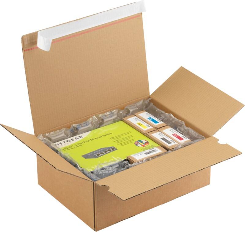 RAJA Verzenddoos Enkele Wand Karton 160 (B) x 80 (D) x 230 (H) mm Bruin 20 Stuks