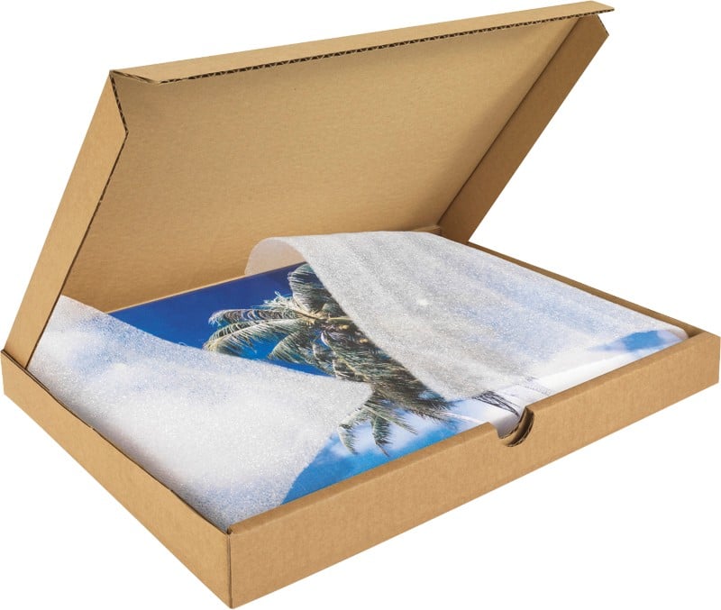 RAJA Verzenddoos Enkele Wand Karton 220 (B) x 25 (D) x 305 (H) mm Bruin 50 Stuks