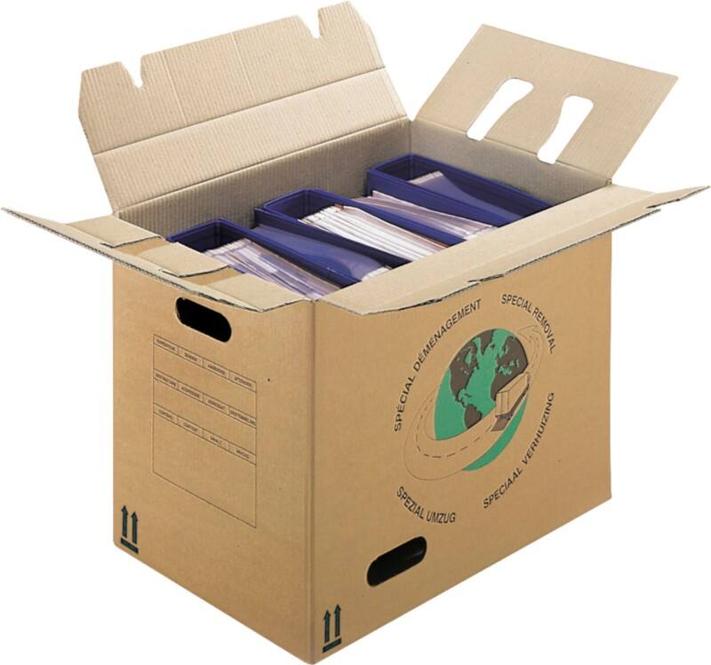 RAJA Verhuisdoos Dubbele Wand Karton 340 (B) x 480 (D) x 440 (H) mm Bruin 20 Stuks