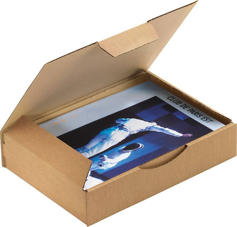 RAJA Verzenddoos Enkele Wand Karton 170 (B) x 50 (D) x 240 (H) mm Bruin 50 Stuks