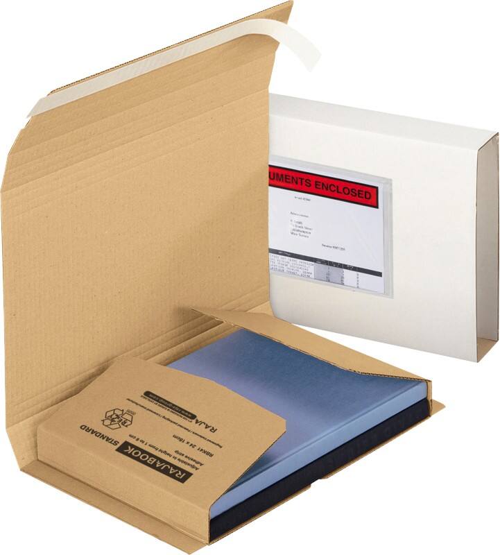 RAJA Boekverpakking Enkele Wand Karton 180 (B) x 240 (H) mm Bruin 25 Stuks