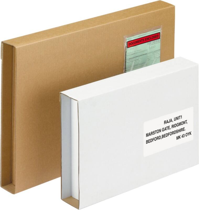 RAJA Boekverpakking Enkele Wand Karton 310 (B) x 430 (H) mm Bruin 25 Stuks