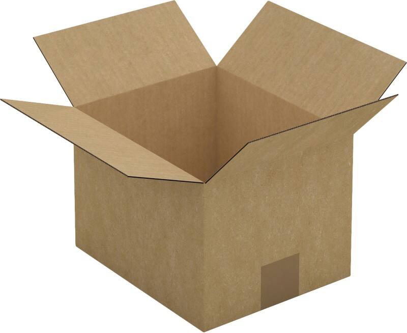RAJA Verzenddoos Enkele Wand Karton 190 (B) x 160 (D) x 230 (H) mm Bruin 25 Stuks