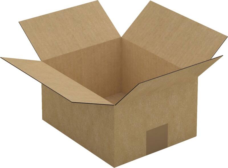 RAJA Verzenddoos Enkele Wand Karton 190 (B) x 120 (D) x 230 (H) mm Bruin 25 Stuks