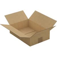 RAJA Verzenddoos Enkele Wand Karton 215 (B) x 80 (D) x 310 (H) mm Bruin 25 Stuks