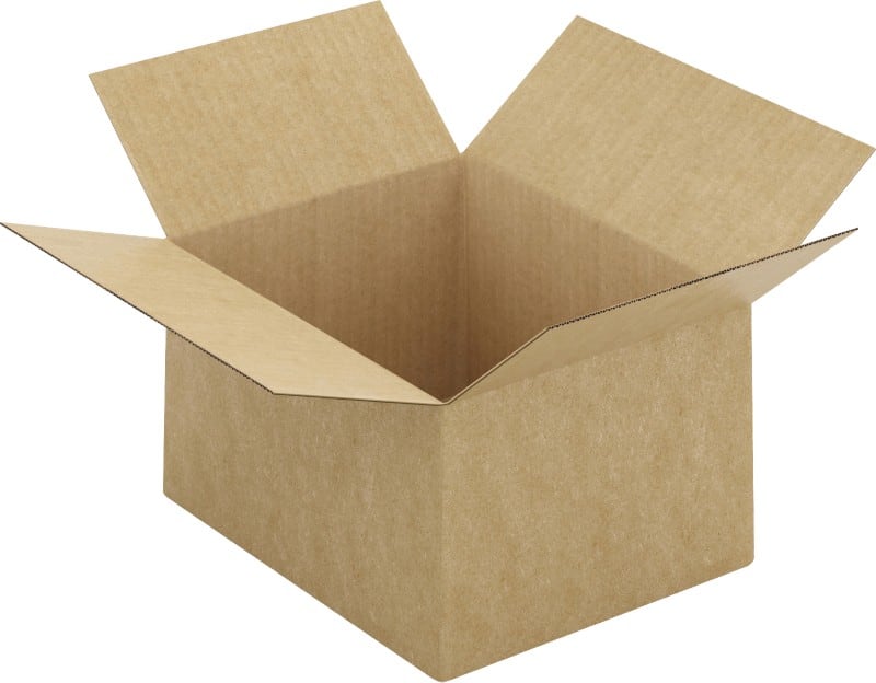 RAJA Verzenddoos Enkele Wand Karton 200 (B) x 150 (D) x 250 (H) mm Bruin 20 Stuks