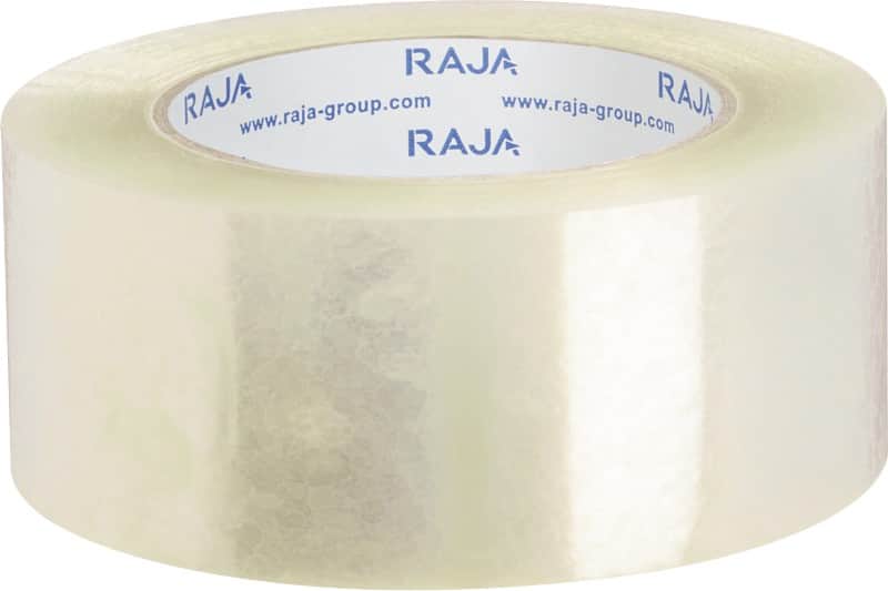 RAJA verpakkingstape laag geluidsniveau transparant 48 mm (B) x 66 m (L) PP (Polypropeen) 36 stuks