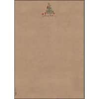 Sigel Kerstpapier 21 x 12 cm Bruin 100 Stuks