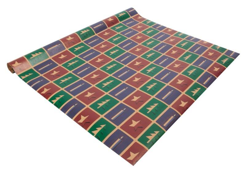 Sigel Cadeaupapier Papier Bruin, Groen, Rood