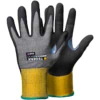 TEGERA Tegera Infinity Werkhandschoenen Nitrile Foam Small (S) Geel, grijs 6 Paar