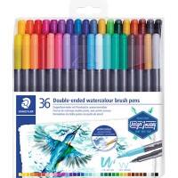 STAEDTLER Aquarel Penseelpen Kleurenassortiment 36 Stuks