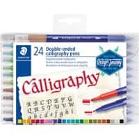 STAEDTLER Kaligrafeerpen Kleurenassortiment 24 Stuks