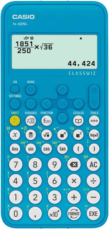 Casio Wetenschappelijke rekenmachine FX-82NL Blauw