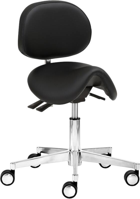 mayer sitzmöbel 1247 Draaikruk Stof Zwart 555 x 580 x 850 mm