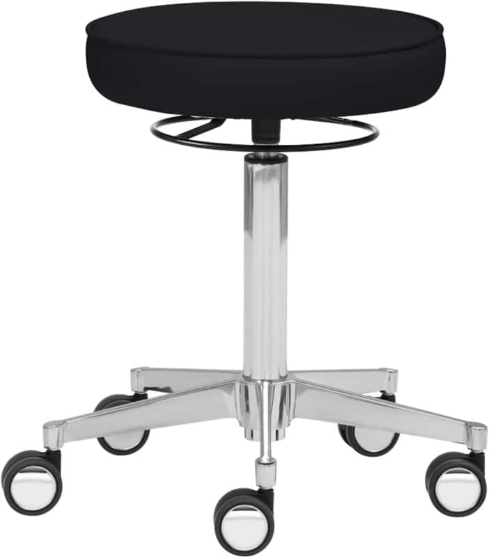 mayer sitzmöbel 1295 Draaikruk Stof Zwart 480 x 480 x 725 mm