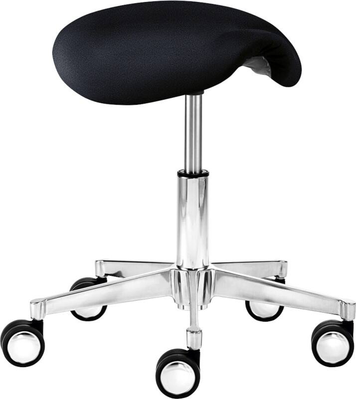 mayer sitzmöbel 1297 Draaikruk Stof Zwart 480 x 520 x 525 mm