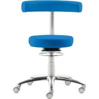 Mayer Sitzmöbel Draaikruk Stof Blauw