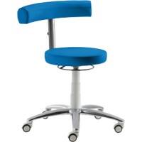 Mayer Sitzmöbel Draaikruk Stof Blauw