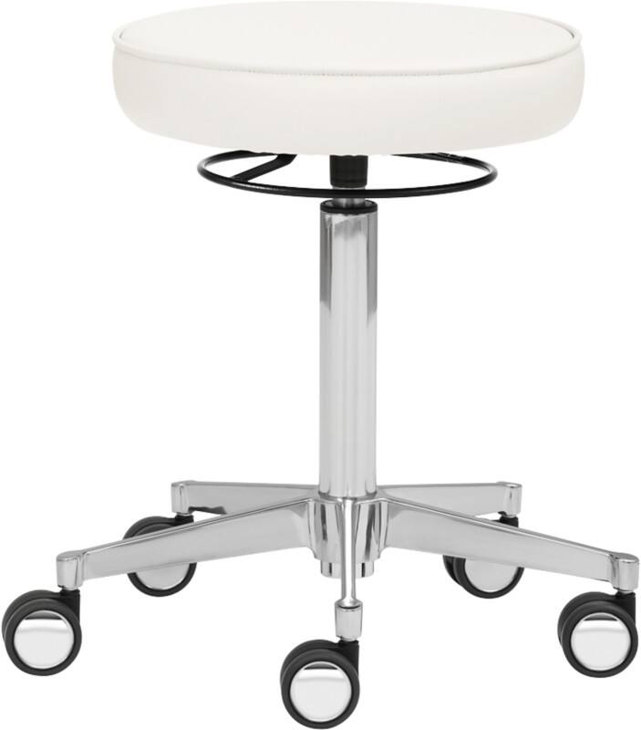 mayer sitzmöbel 1295 Draaikruk Stof Poolwit 480 x 480 x 725 mm