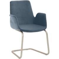 Mayer Sitzmöbel Fauteuil Gevlekt-blauw Polyester