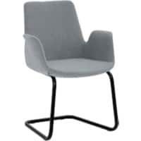 Mayer Sitzmöbel Fauteuil Gevlekt-lichtblauw Polyester